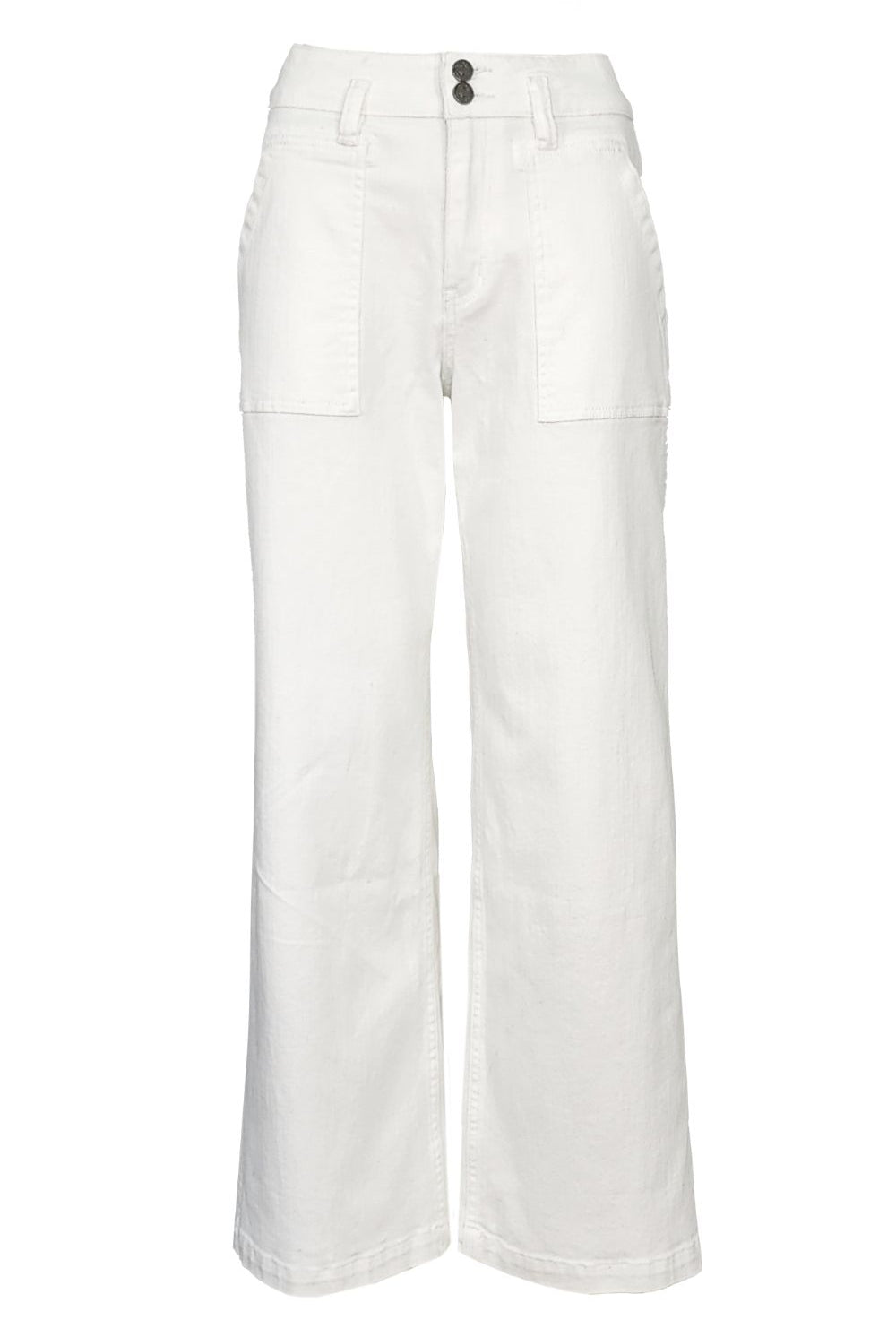 Gordon Smith - Hudson Wide Leg Jean | Ivory - Jeans - Silvermaple Boutique