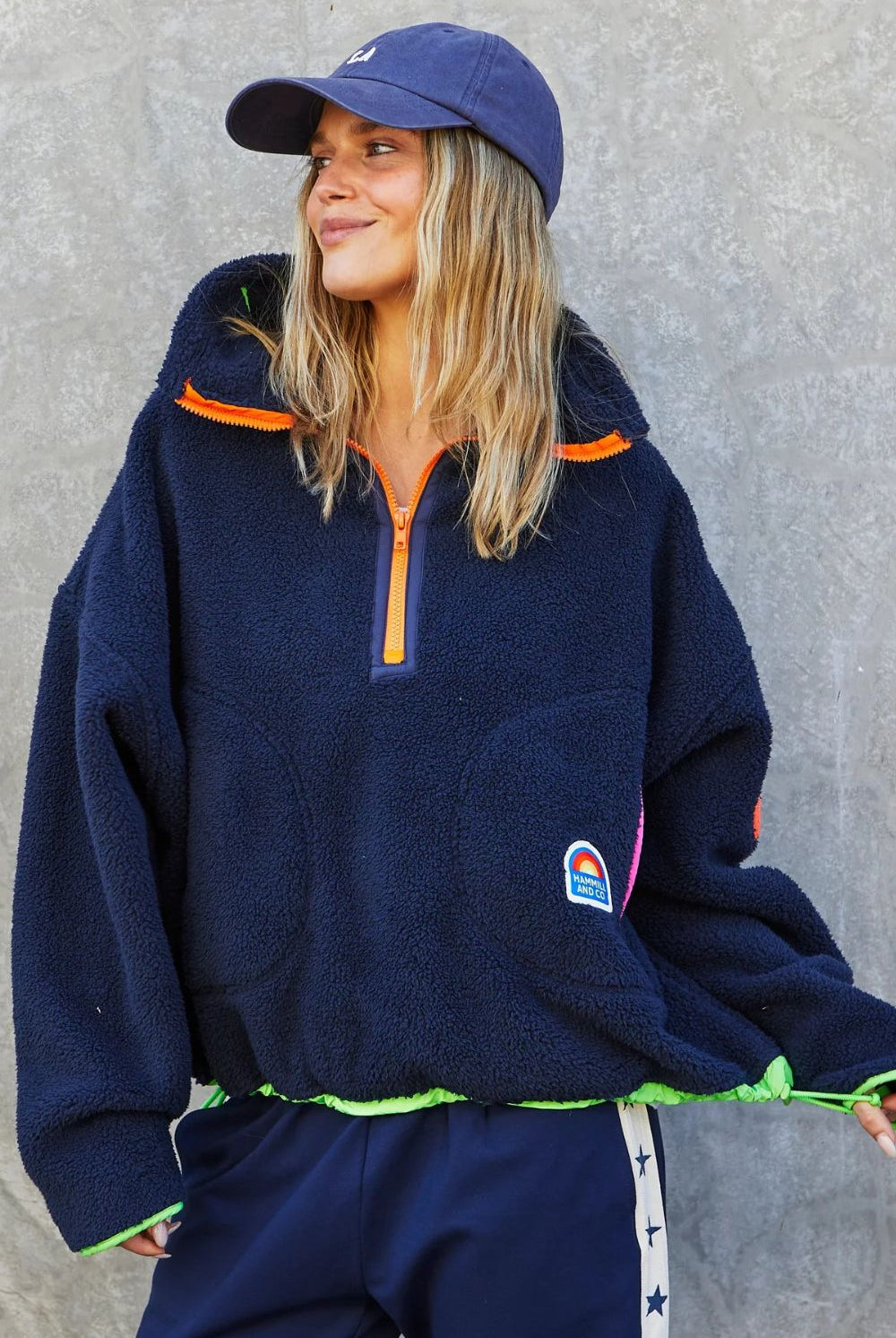 Hammil & Co - Hammill & Co Adventure Polar Fleece | Navy - Jumper - Silvermaple Boutique