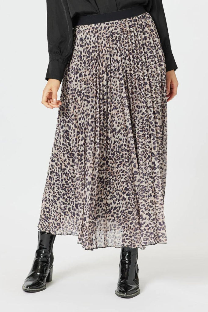 Gordon Smith Savanna Pleat Skirt | Animal_Silvermaple Boutique