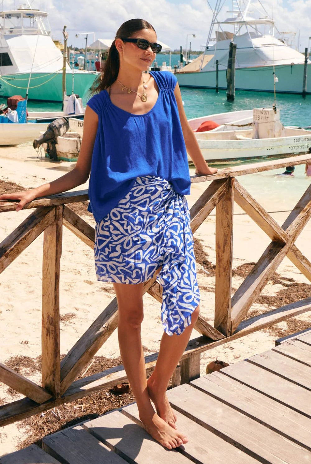 Haven - Haven Bahama Sarong | Opus Azul - Sarong - Silvermaple Boutique