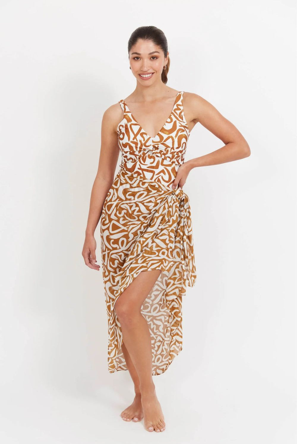 Haven - Haven Bahama Twist One Piece Swimsuit | Opus Tan - Swimsuit - Silvermaple Boutique