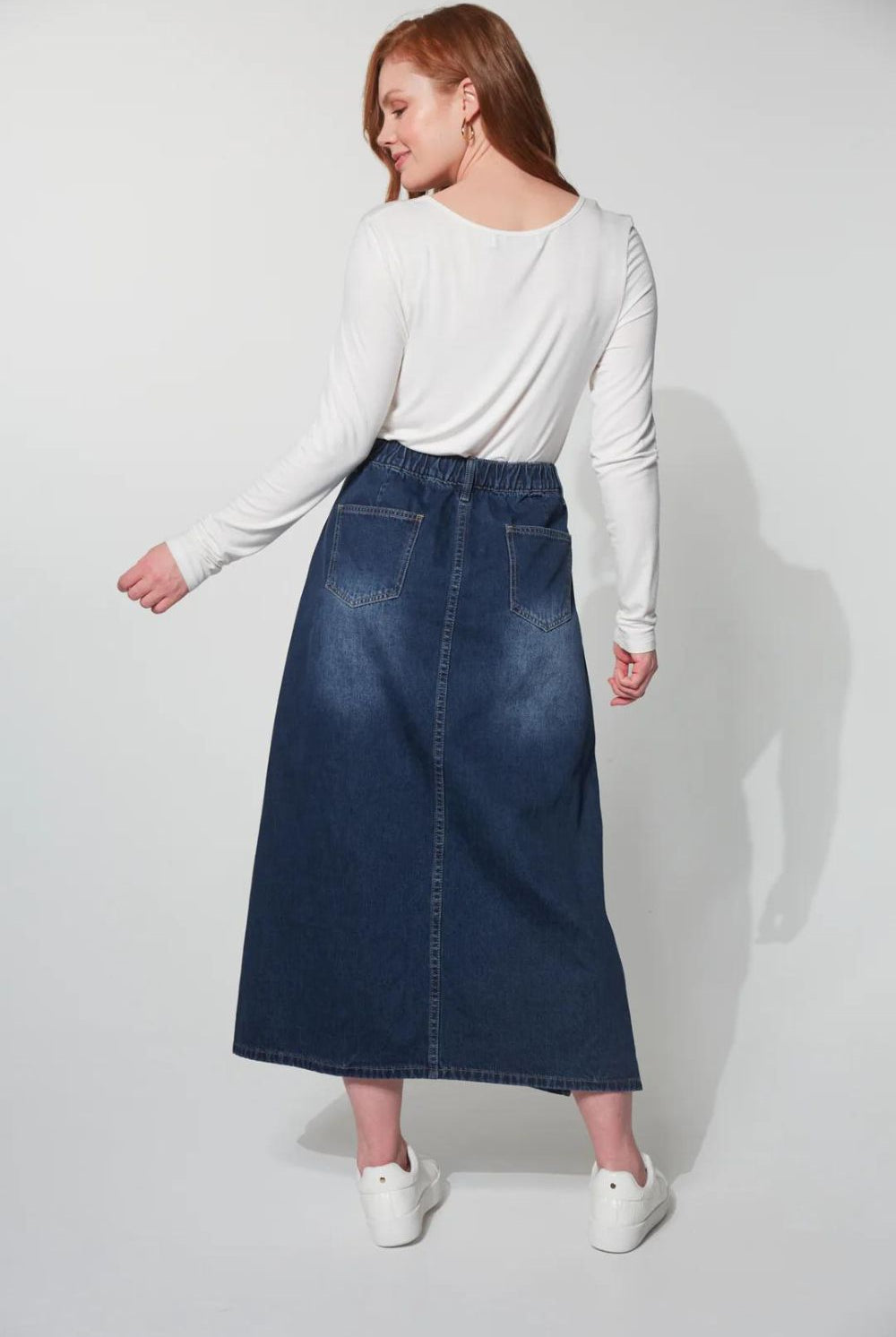 Haven - Dalton Denim Skirt | Indigo - Skirt - Silvermaple Boutique