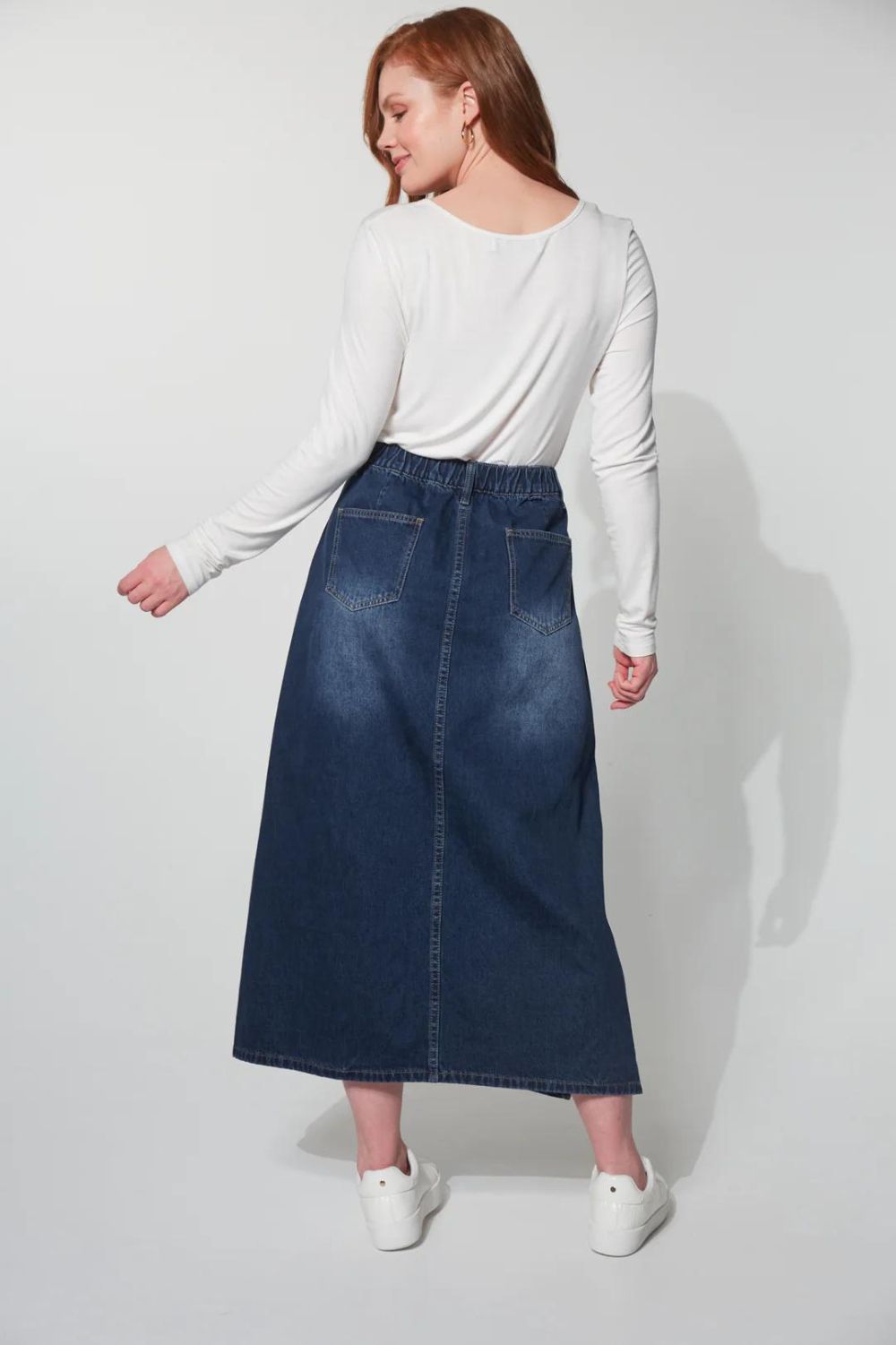 Haven - Dalton Denim Skirt | Indigo - Skirt - Silvermaple Boutique