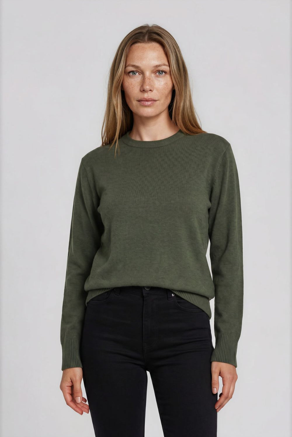 James Melbourne - James Melbourne Crew Neck Knit - Knitwear - Silvermaple Boutique
