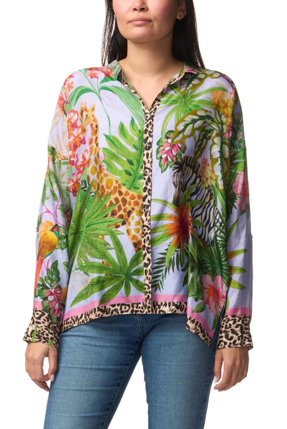 Johnny Was - The Audrey Oversized Blouse | Bellina - Blouse - Silvermaple Boutique