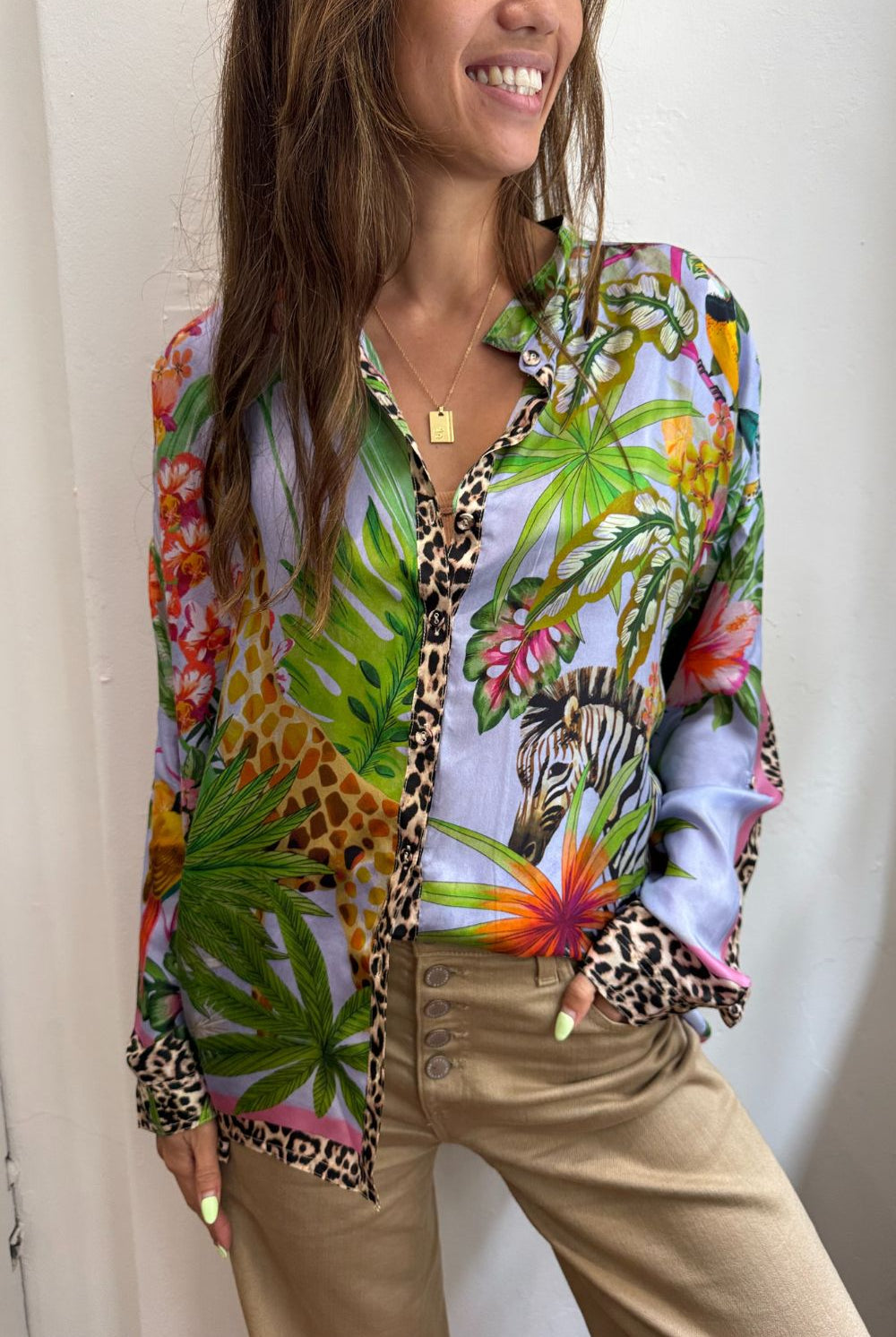 Johnny Was - The Audrey Oversized Blouse | Bellina - Blouse - Silvermaple Boutique