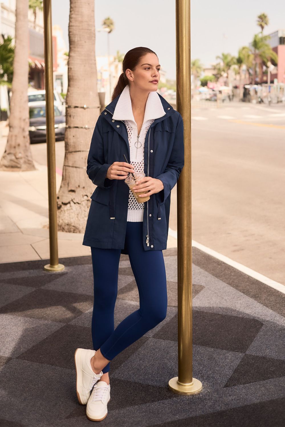 Joseph Ribkoff - Joseph Ribkoff Anorak With Hidden Hood | Indigo - Jacket - Silvermaple Boutique