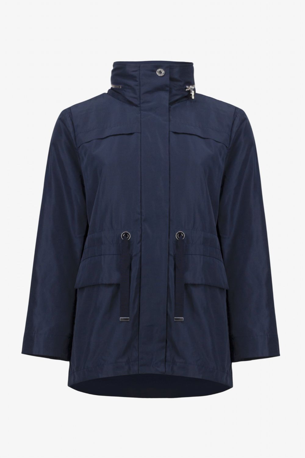 Joseph Ribkoff - Joseph Ribkoff Anorak With Hidden Hood | Indigo - Jacket - Silvermaple Boutique