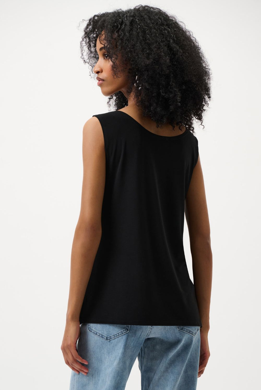 Joseph Ribkoff - Joseph Ribkoff Classic Scoop Neck Camisole | Black - Top - Silvermaple Boutique