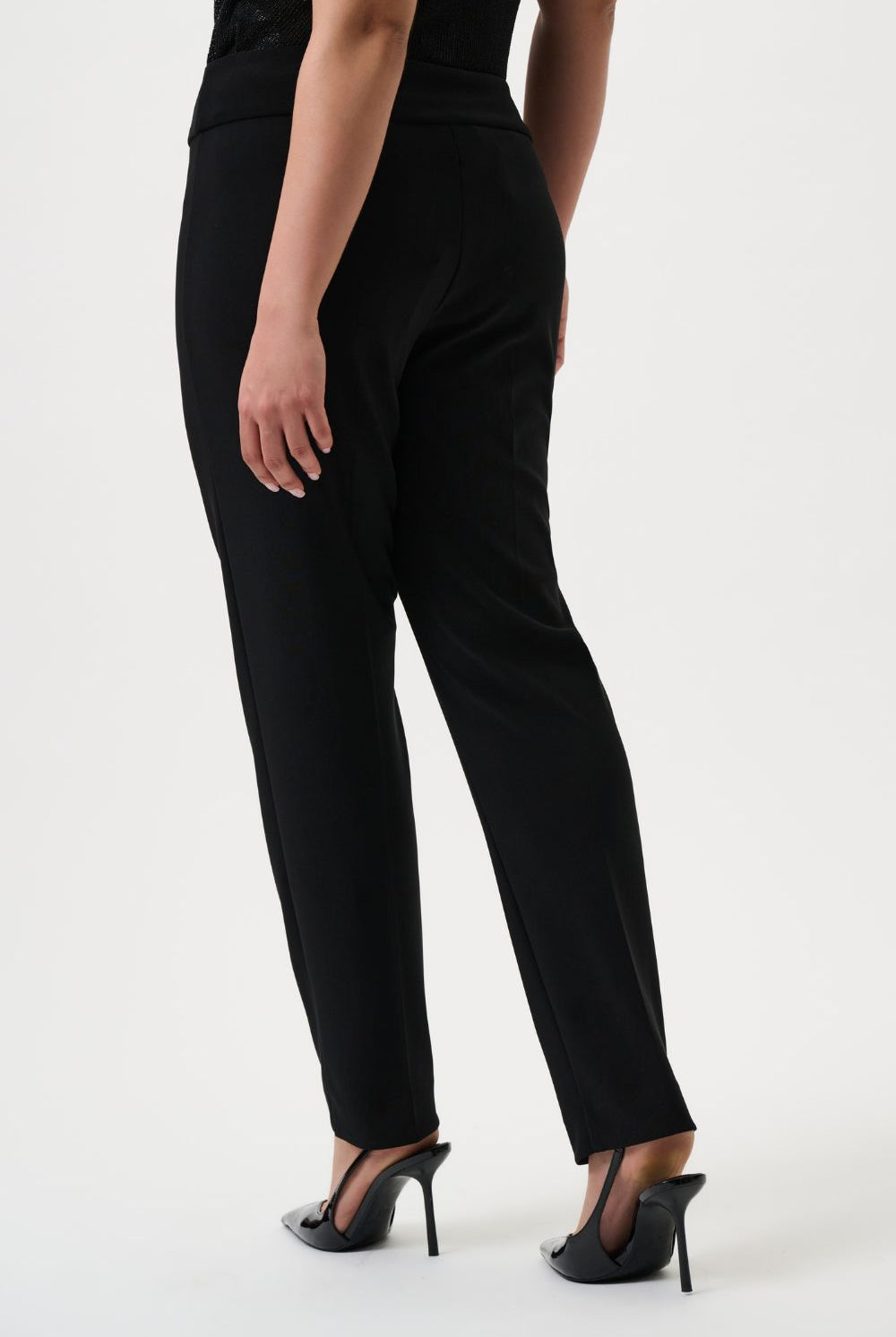 Joseph Ribkoff - Joseph Ribkoff Classic Tailored Slim Pant | Black - Pants - Silvermaple Boutique