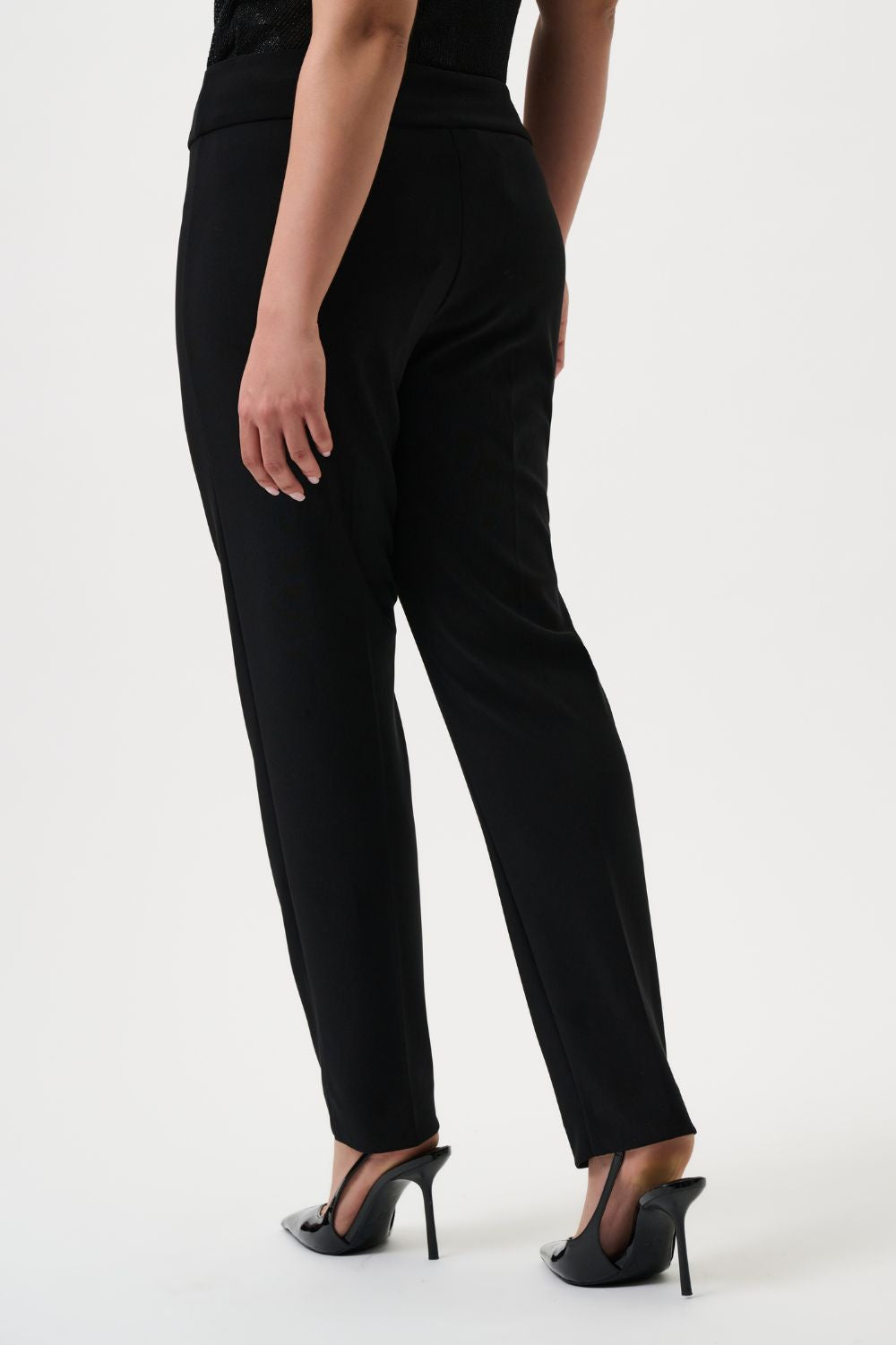 Joseph Ribkoff - Joseph Ribkoff Classic Tailored Slim Pant | Black - Pants - Silvermaple Boutique