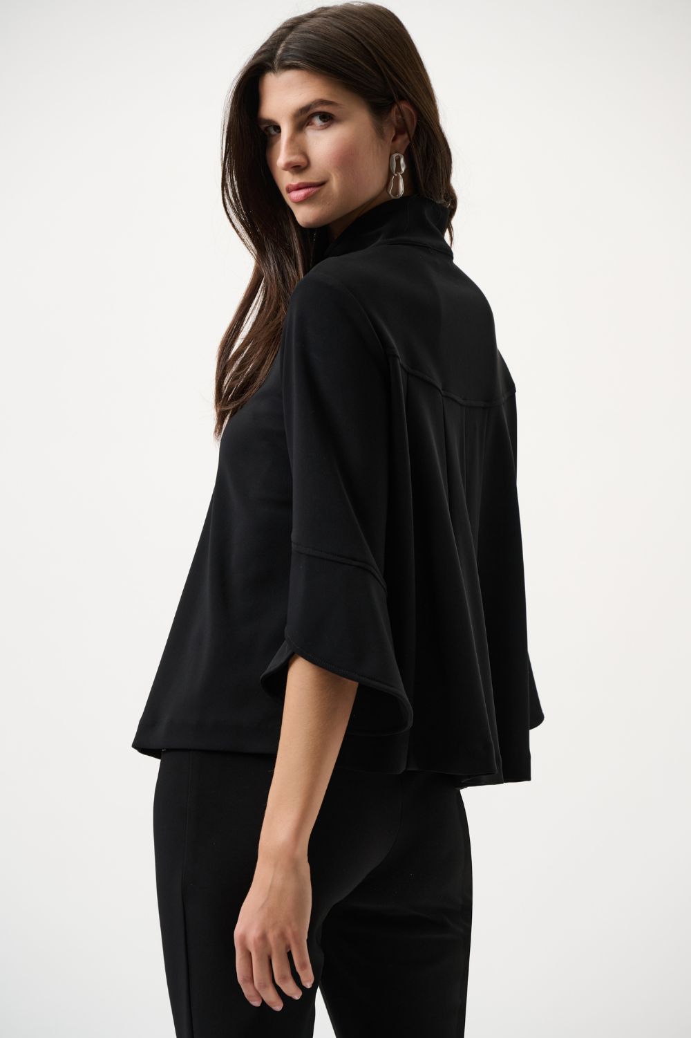 Joseph Ribkoff - Joseph Ribkoff Classic Trapeze Jacket | Black - Jacket - Silvermaple Boutique