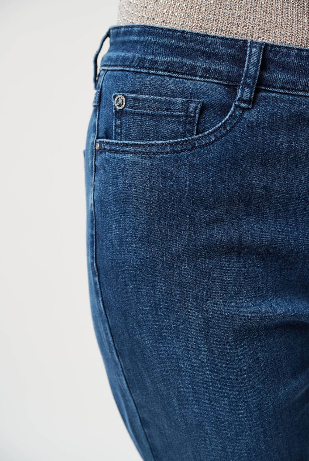 Joseph Ribkoff - Joseph Ribkoff Gia Classic Slim Fit Jeans | Medium Blue - Jeans - Silvermaple Boutique