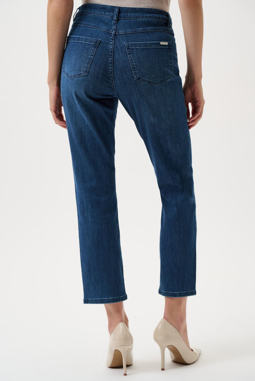 Joseph Ribkoff - Joseph Ribkoff Gia Classic Slim Fit Jeans | Medium Blue - Jeans - Silvermaple Boutique