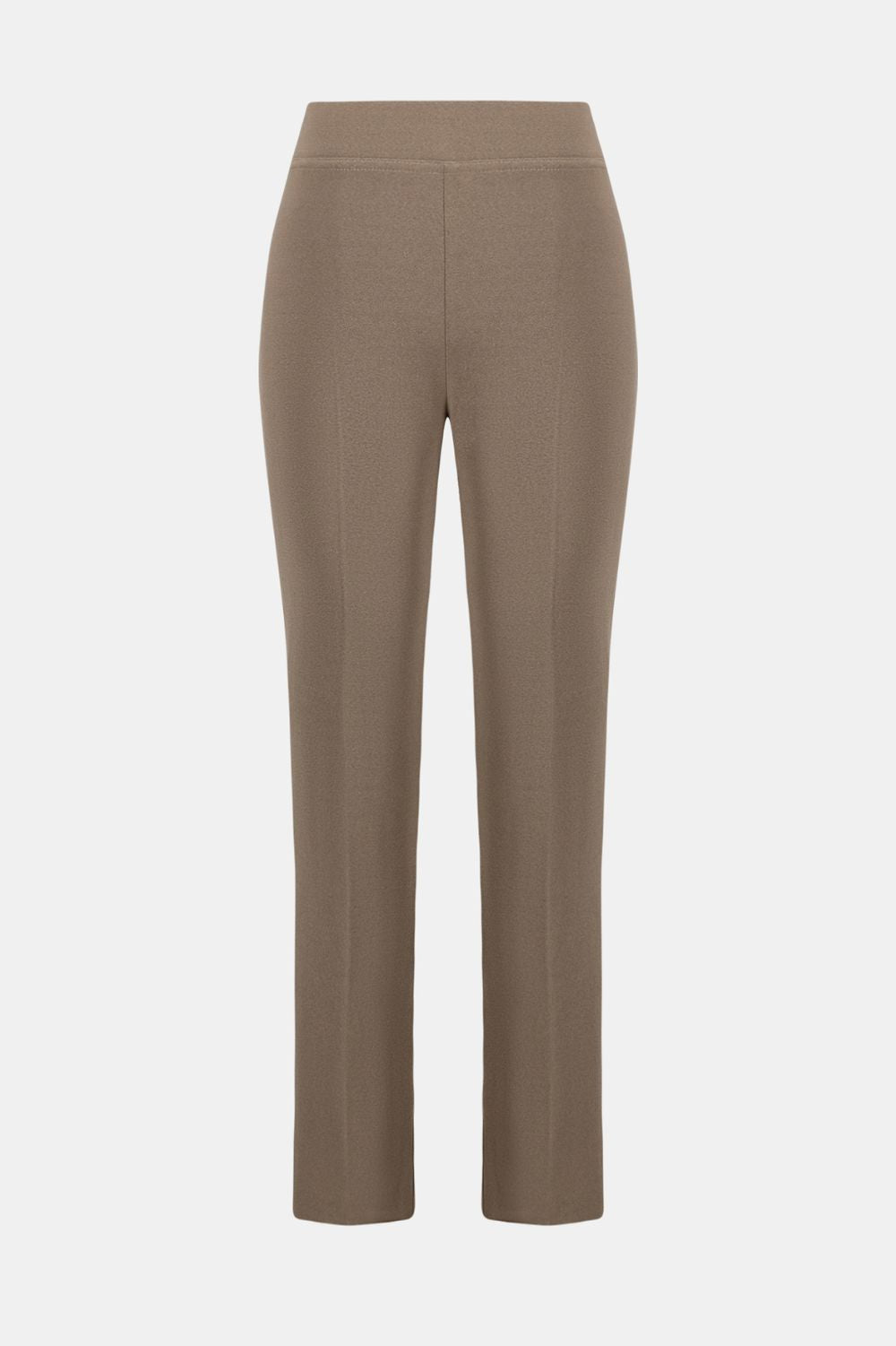 Joseph Ribkoff - Joseph Ribkoff Melange Silky Knit Straight Leg Pants | Taupe Melange - Pants - Silvermaple Boutique