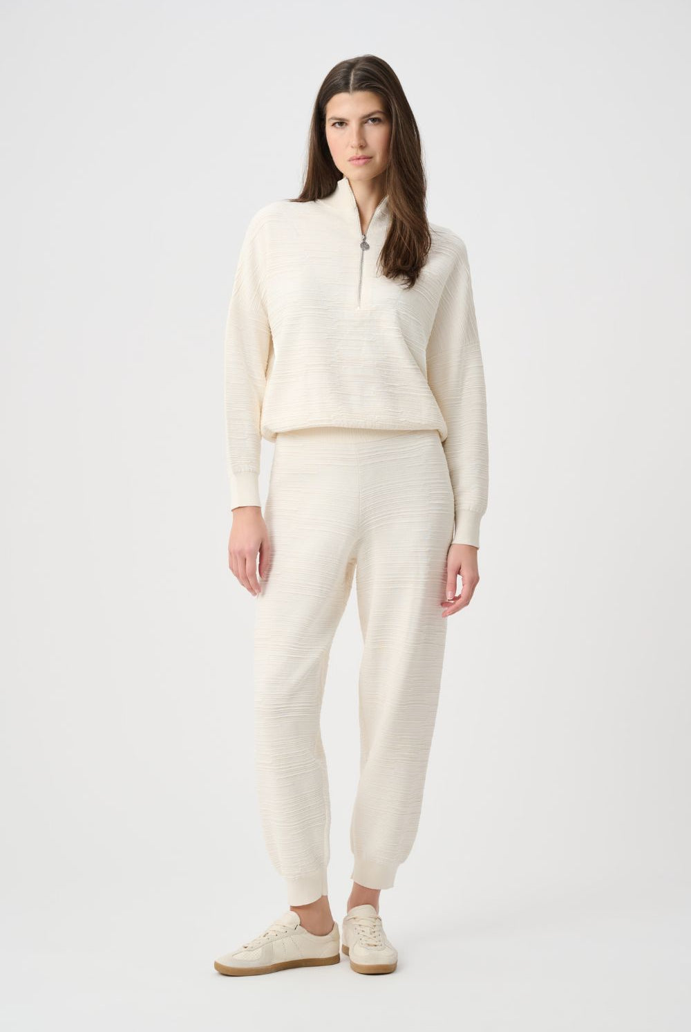 Joseph Ribkoff - Joseph Ribkoff Mock-Neck Cocoon Sweater | Birch - Sweater - Silvermaple Boutique