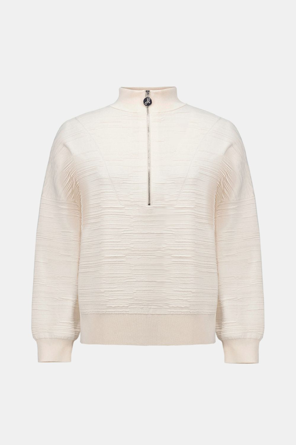 Joseph Ribkoff - Joseph Ribkoff Mock-Neck Cocoon Sweater | Birch - Sweater - Silvermaple Boutique