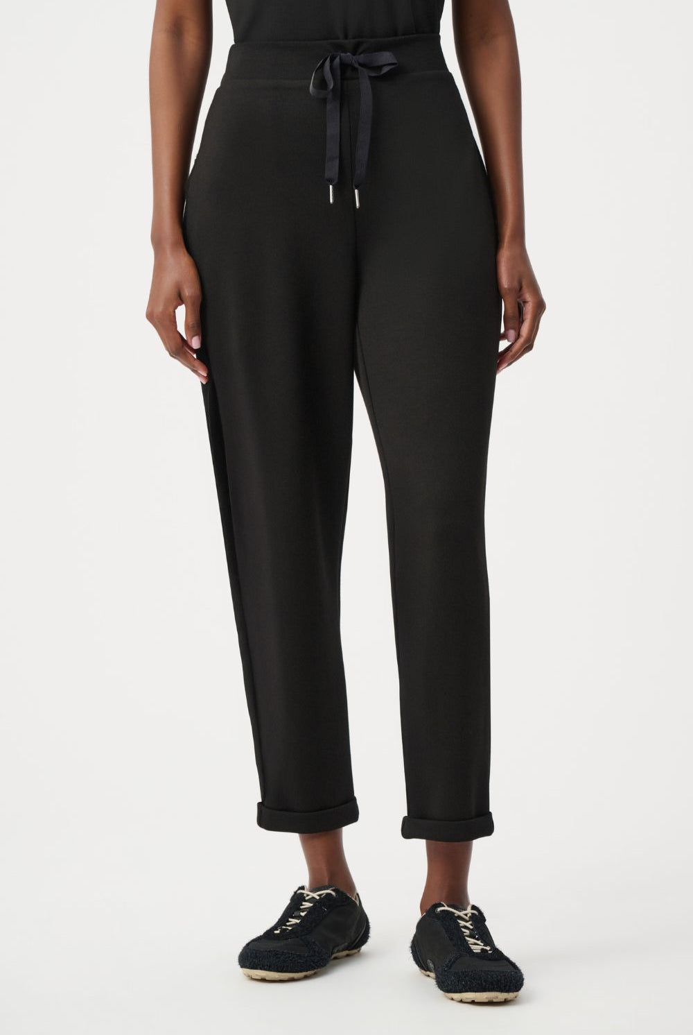 Joseph Ribkoff - Joseph Ribkoff Scuba Jersey Jogger Pants | Black - Pants - Silvermaple Boutique