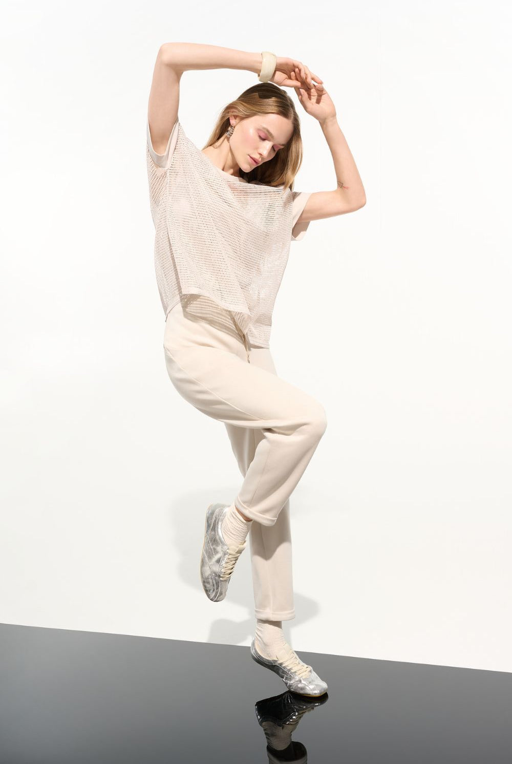 Joseph Ribkoff - Joseph Ribkoff Scuba Jersey Jogger Pants | Moonstone - Pants - Silvermaple Boutique
