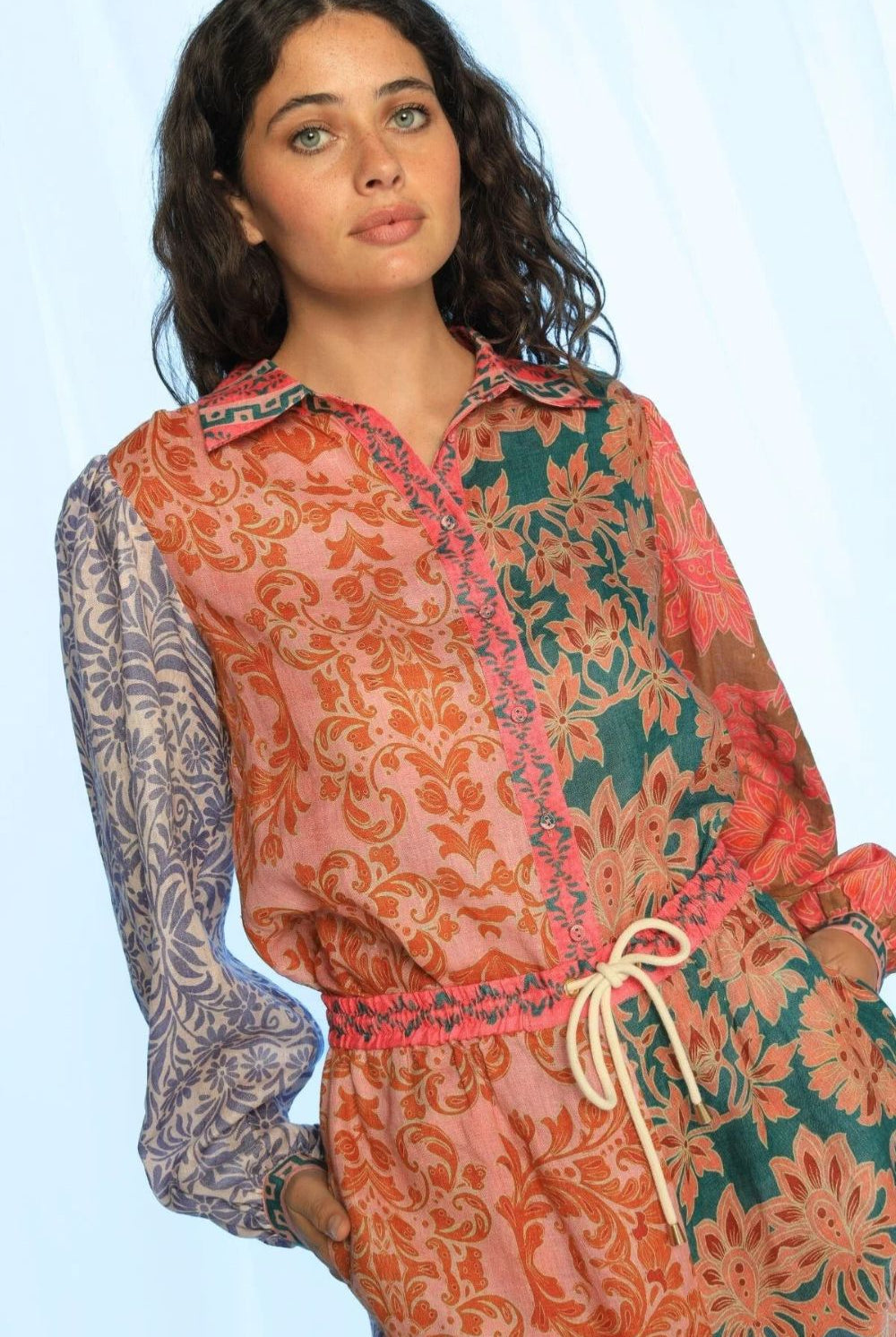 Kachel - Kachel Sammy Blouse | Boho Multi - Shirt - Silvermaple Boutique