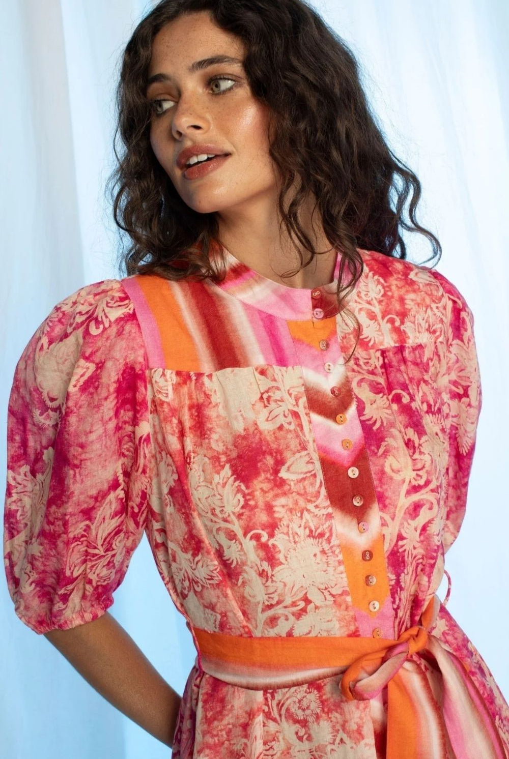 Kachel - Kachel Zoey Dress | Sunset Multi - Dress - Silvermaple Boutique