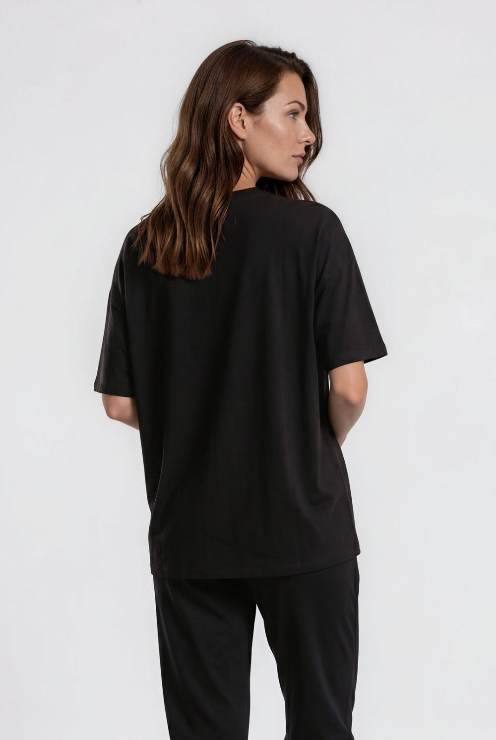 LYL - Love Stitch Tee | Black - T-Shirt - Silvermaple Boutique