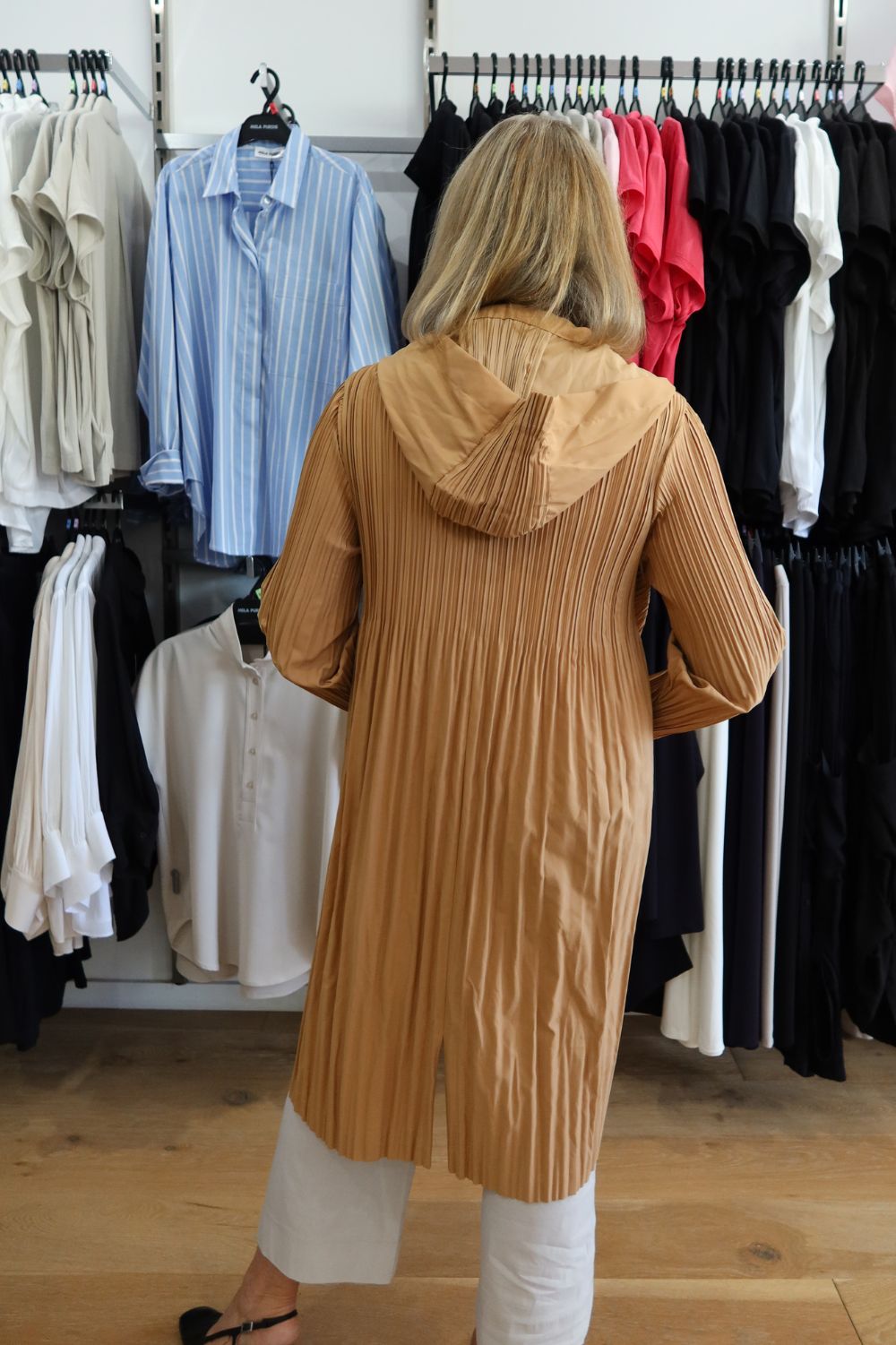 LYL - Sookie Pleat Jacket | Caramel - Jacket - Silvermaple Boutique