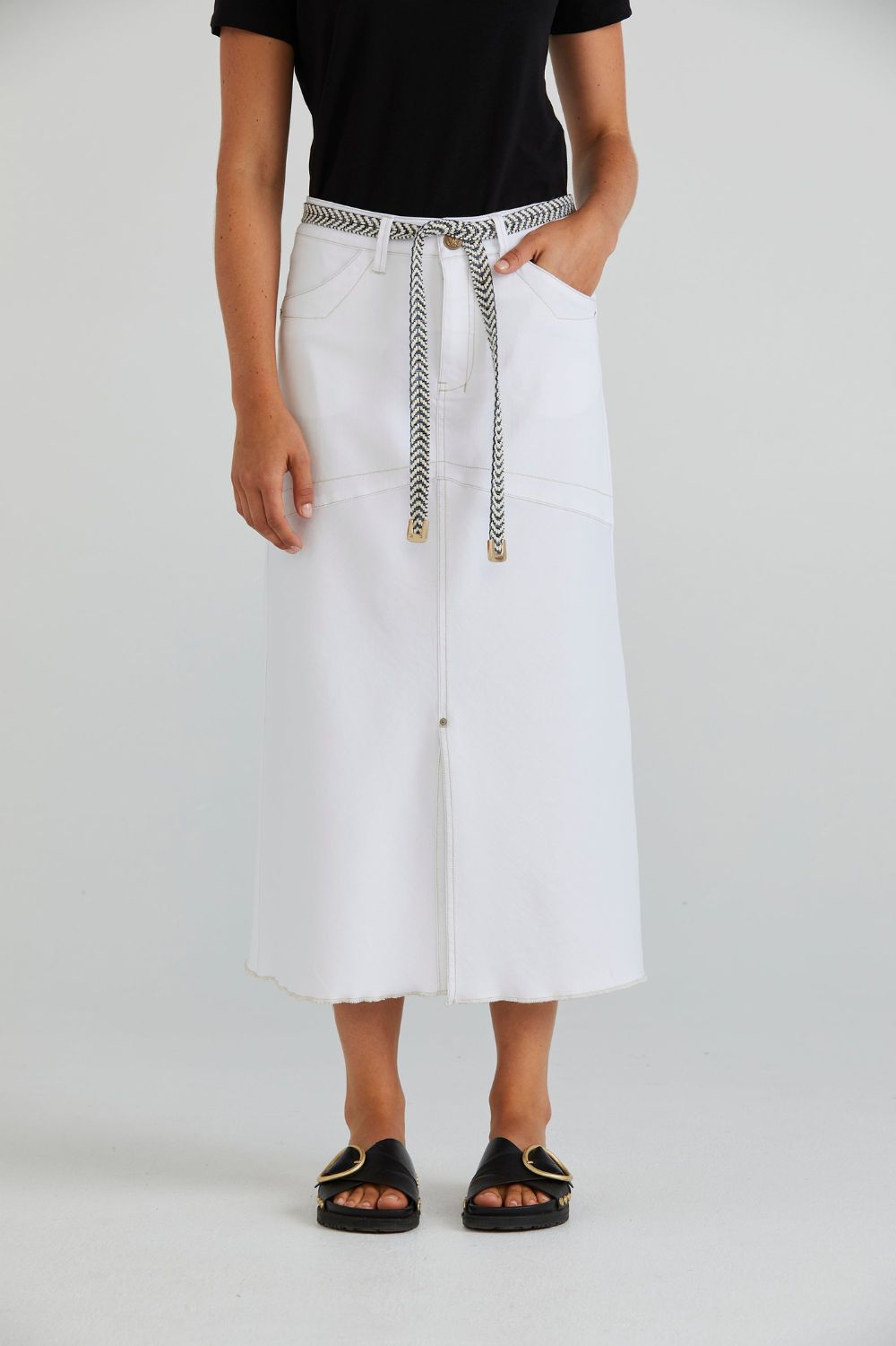 Lania The Label - Lania The Label Rhode Skirt | White - Skirt - Silvermaple Boutique
