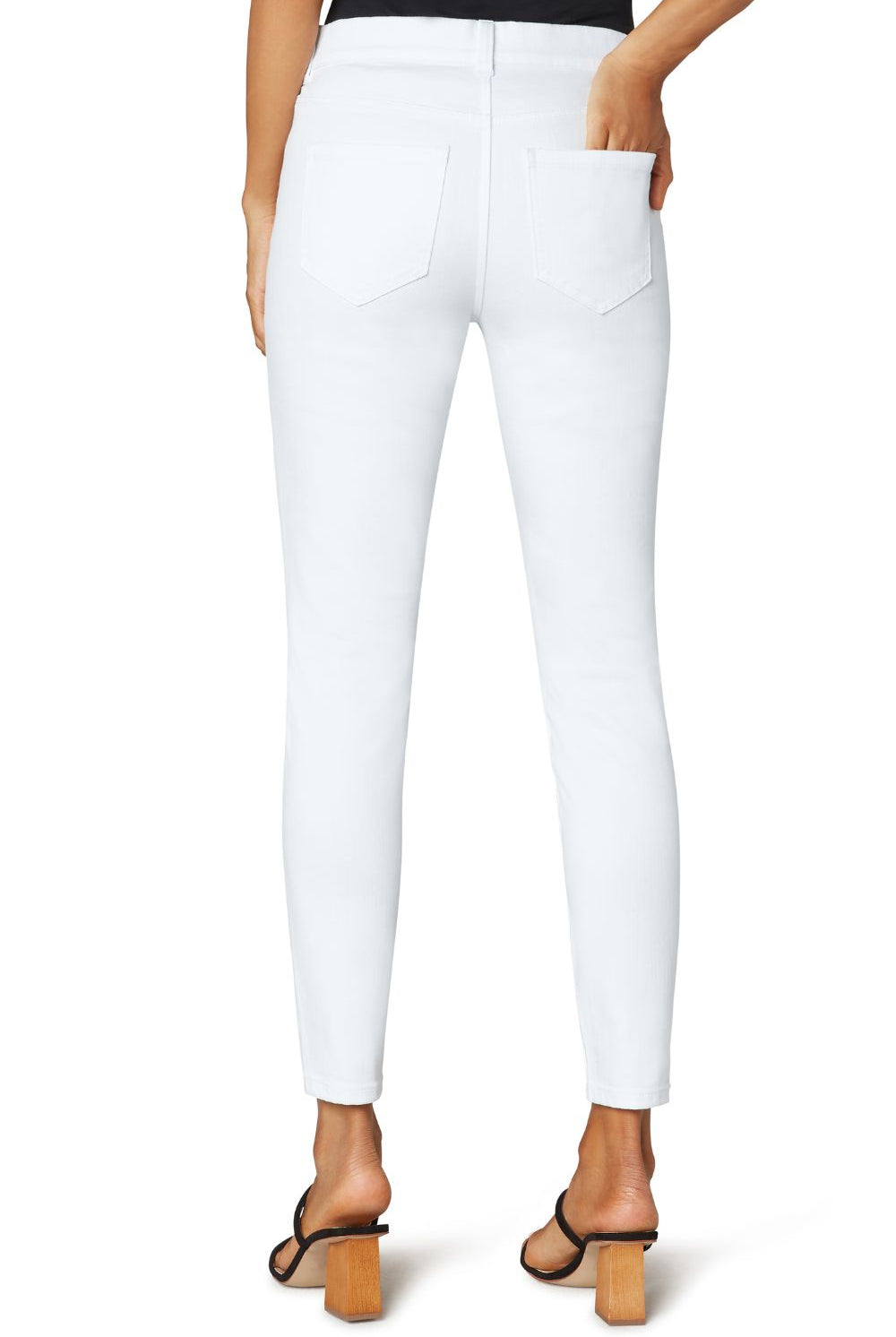 Liverpool Los Angeles - Gia Glider Ankle Jean | Bright White - Jeans - Silvermaple Boutique