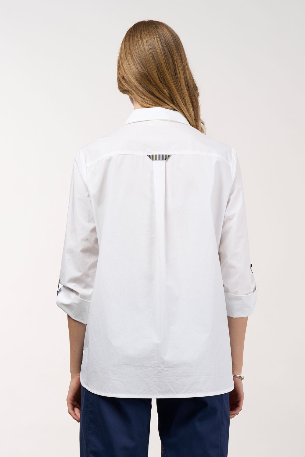 Madly Sweetly - Madly Sweetly Mixed Media Shirt | White - Shirt - Silvermaple Boutique