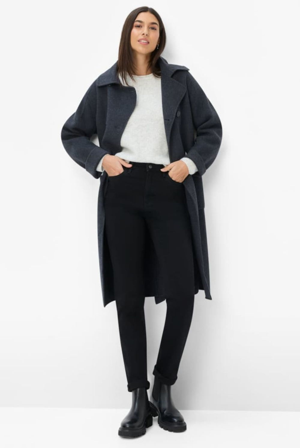 Brax - Mary 5 Pocket Jean | Clean Black Black - Jeans - Silvermaple Boutique