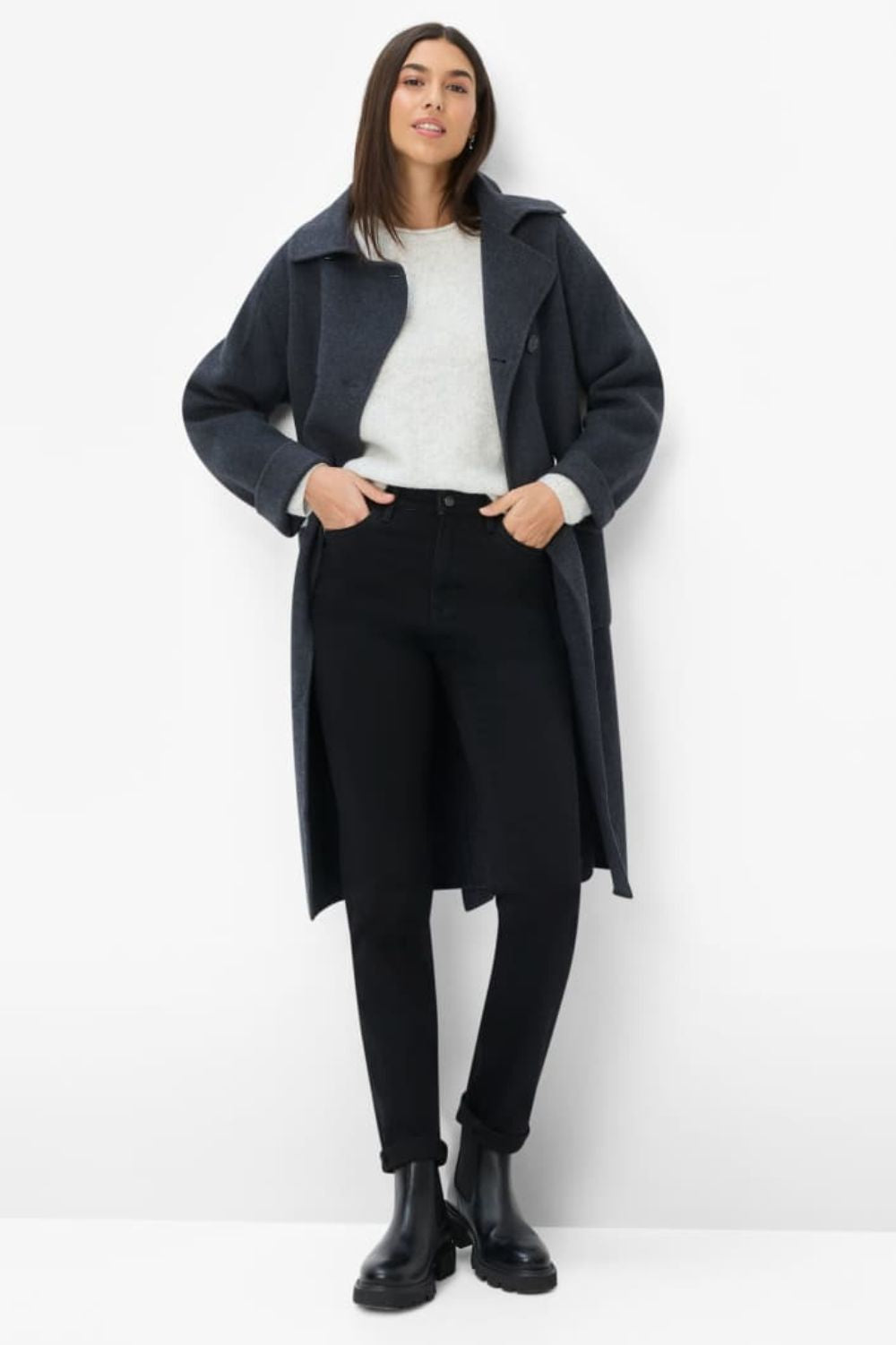 Brax - Mary 5 Pocket Jean | Clean Black Black - Jeans - Silvermaple Boutique