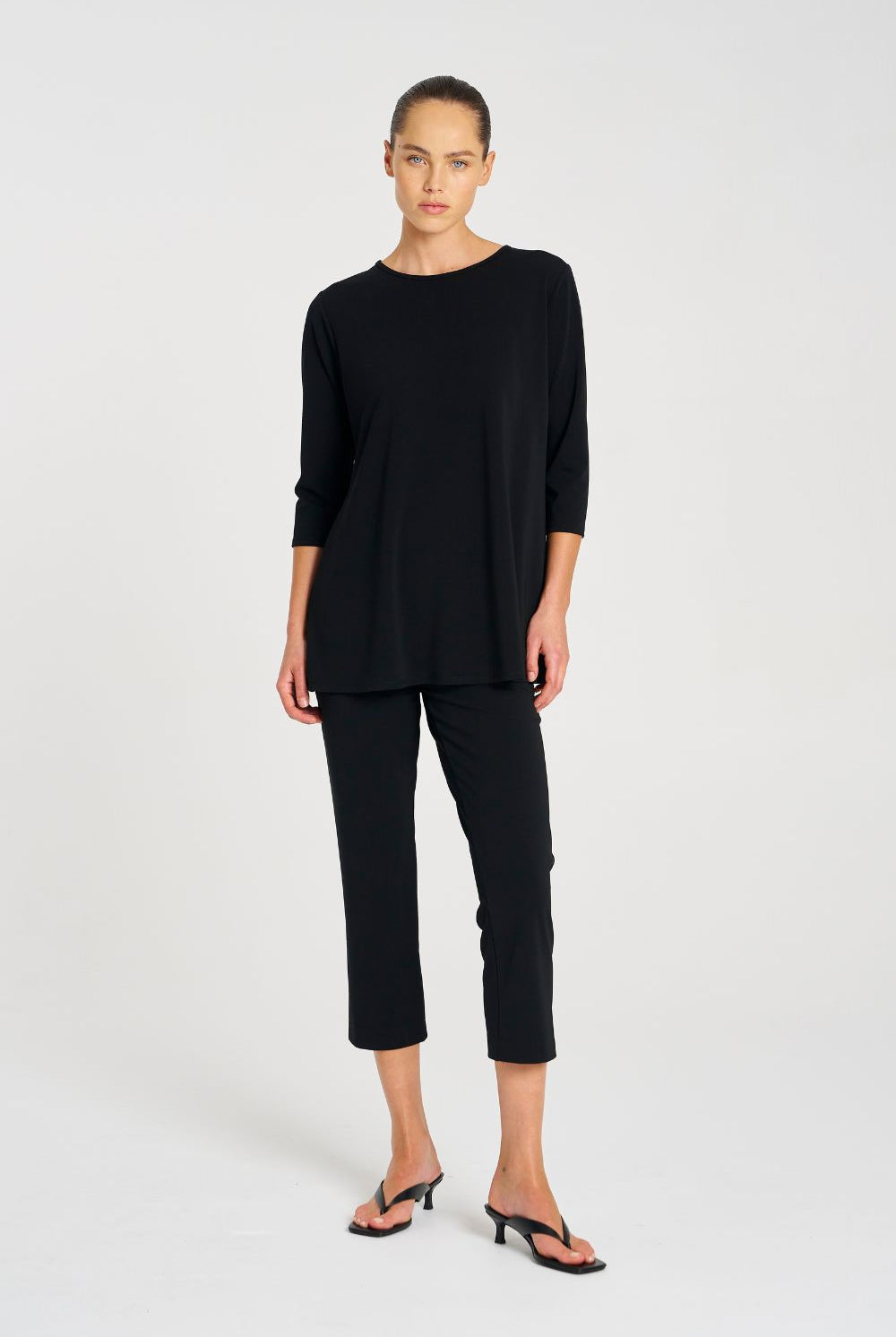 Mela Purdie - Mela Purdie Ankle Pant | Black - Pants - Silvermaple Boutique