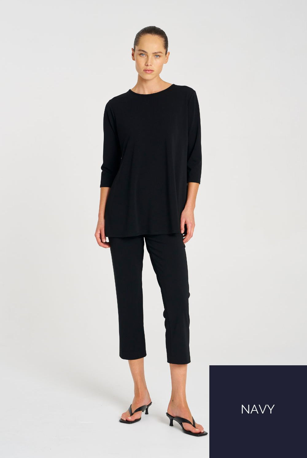 Mela Purdie - Mela Purdie Ankle Pant | Navy - Pants - Silvermaple Boutique