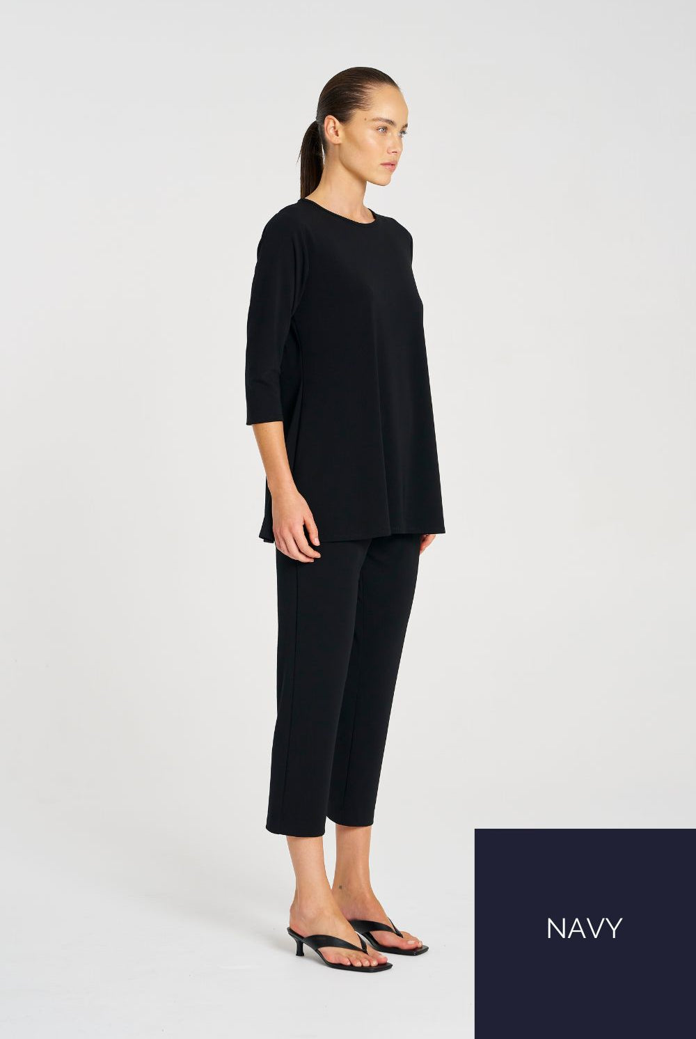 Mela Purdie - Mela Purdie Ankle Pant | Navy - Pants - Silvermaple Boutique