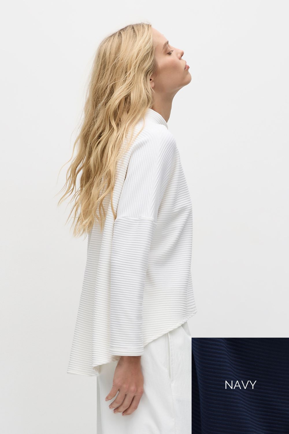 Mela Purdie - Arc Sweater | Navy - Jumper - Silvermaple Boutique