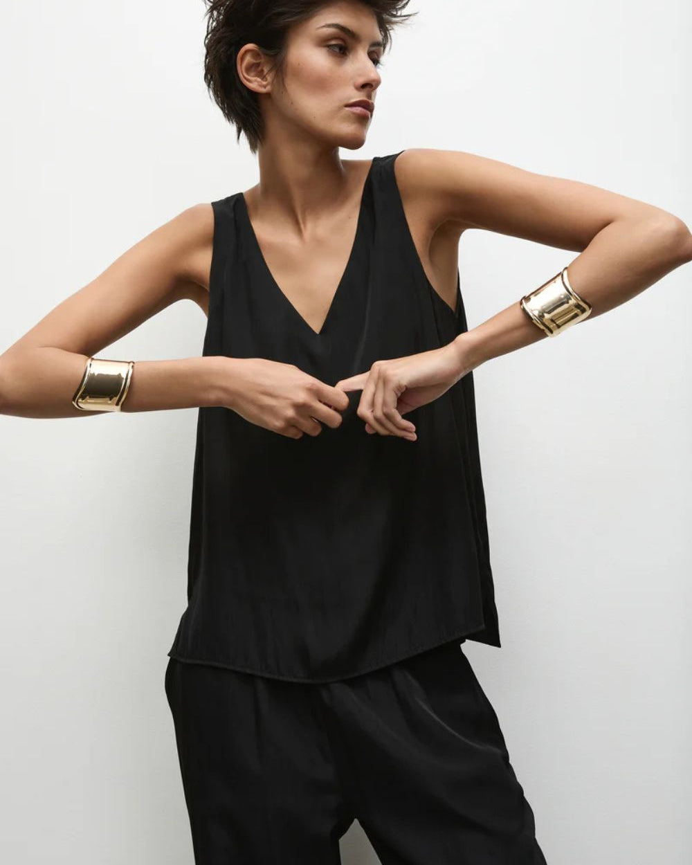 Mela Purdie - Mela Purdie Audrey Tank - Top - Silvermaple Boutique
