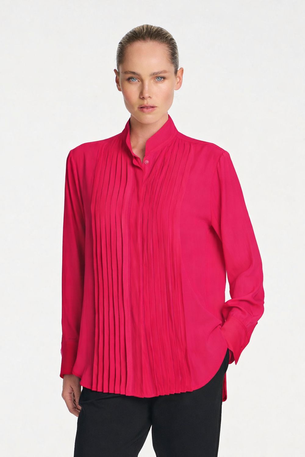 Mela Purdie - Mela Purdie Balcony Blouse | Teaberry - Blouse - Silvermaple Boutique
