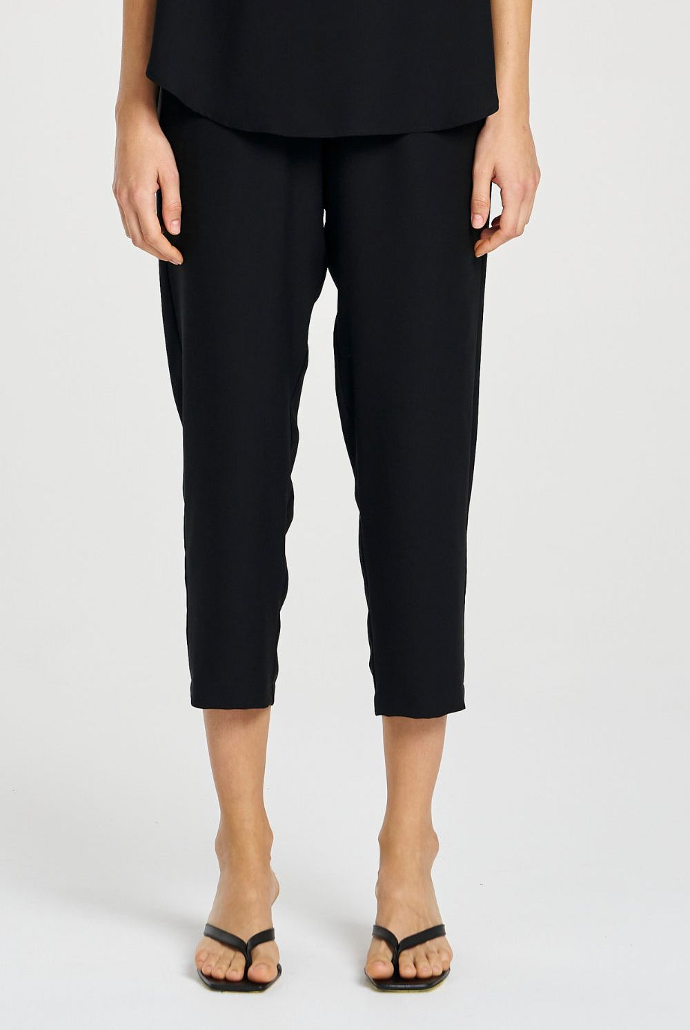 Mela Purdie - Pre Order Capri Pant | Black - Pants - Silvermaple Boutique