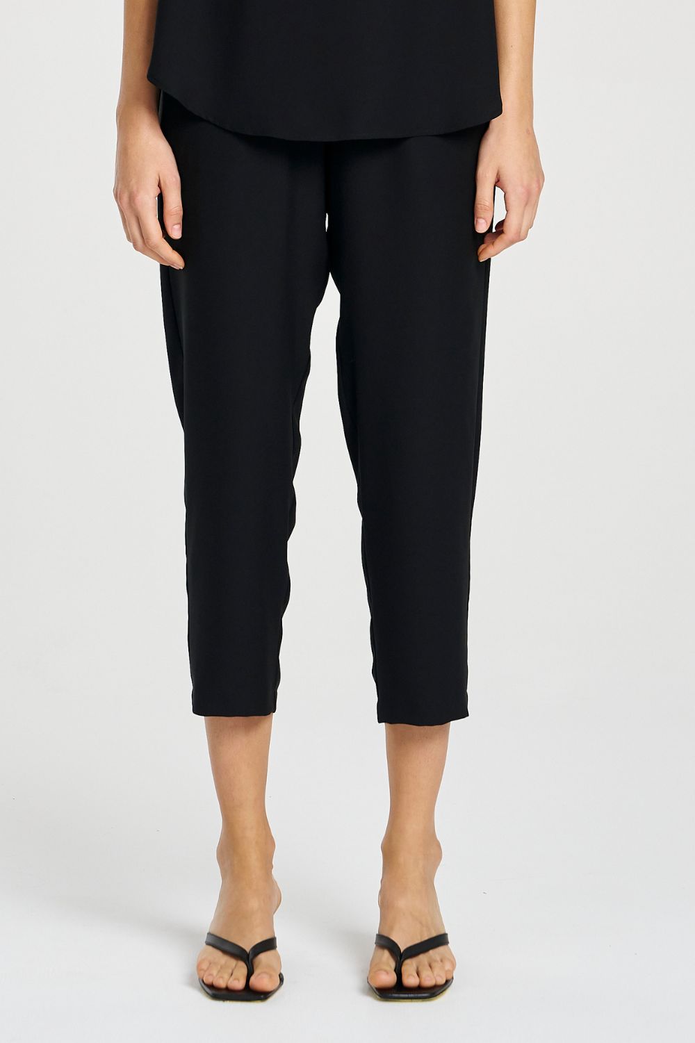 Mela Purdie - Pre Order Capri Pant | Black - Pants - Silvermaple Boutique