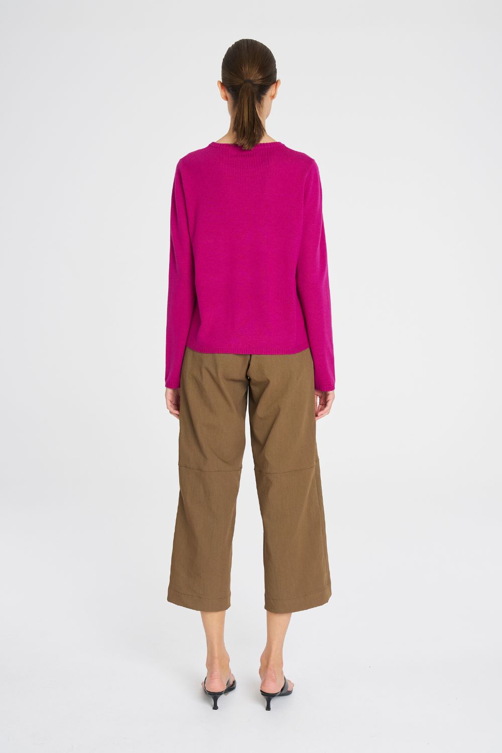 Mela Purdie - Mela Purdie Crew Sweater | Berry - Sweater - Silvermaple Boutique