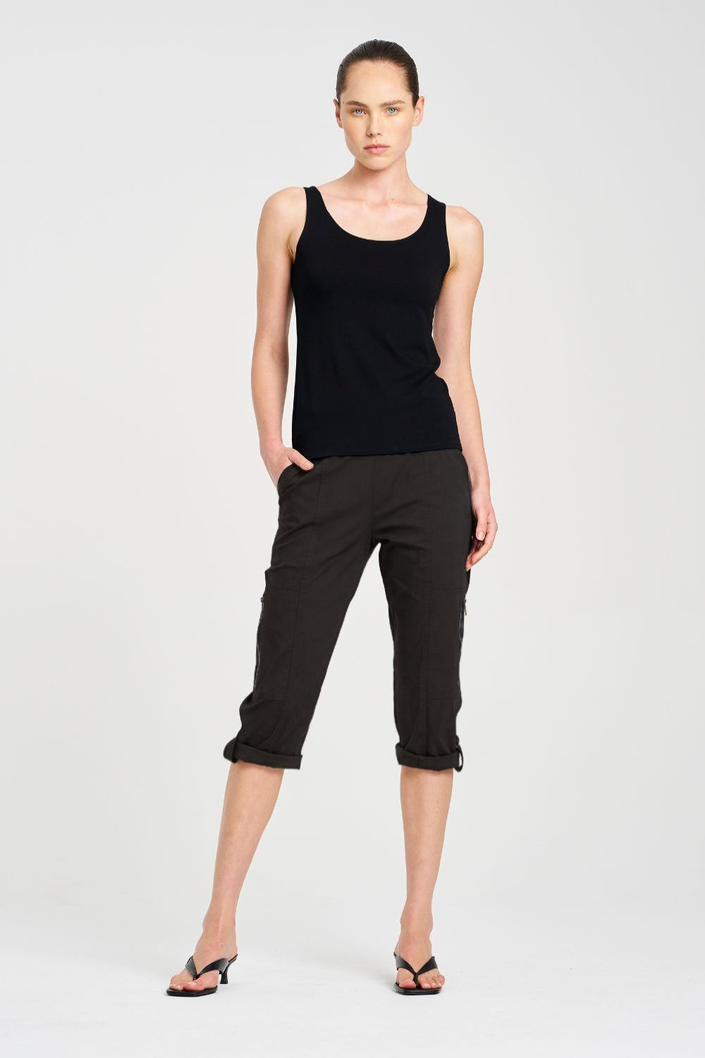 Mela Purdie - Mela Purdie Crop Zip Cargo | Fudge - Pants - Silvermaple Boutique