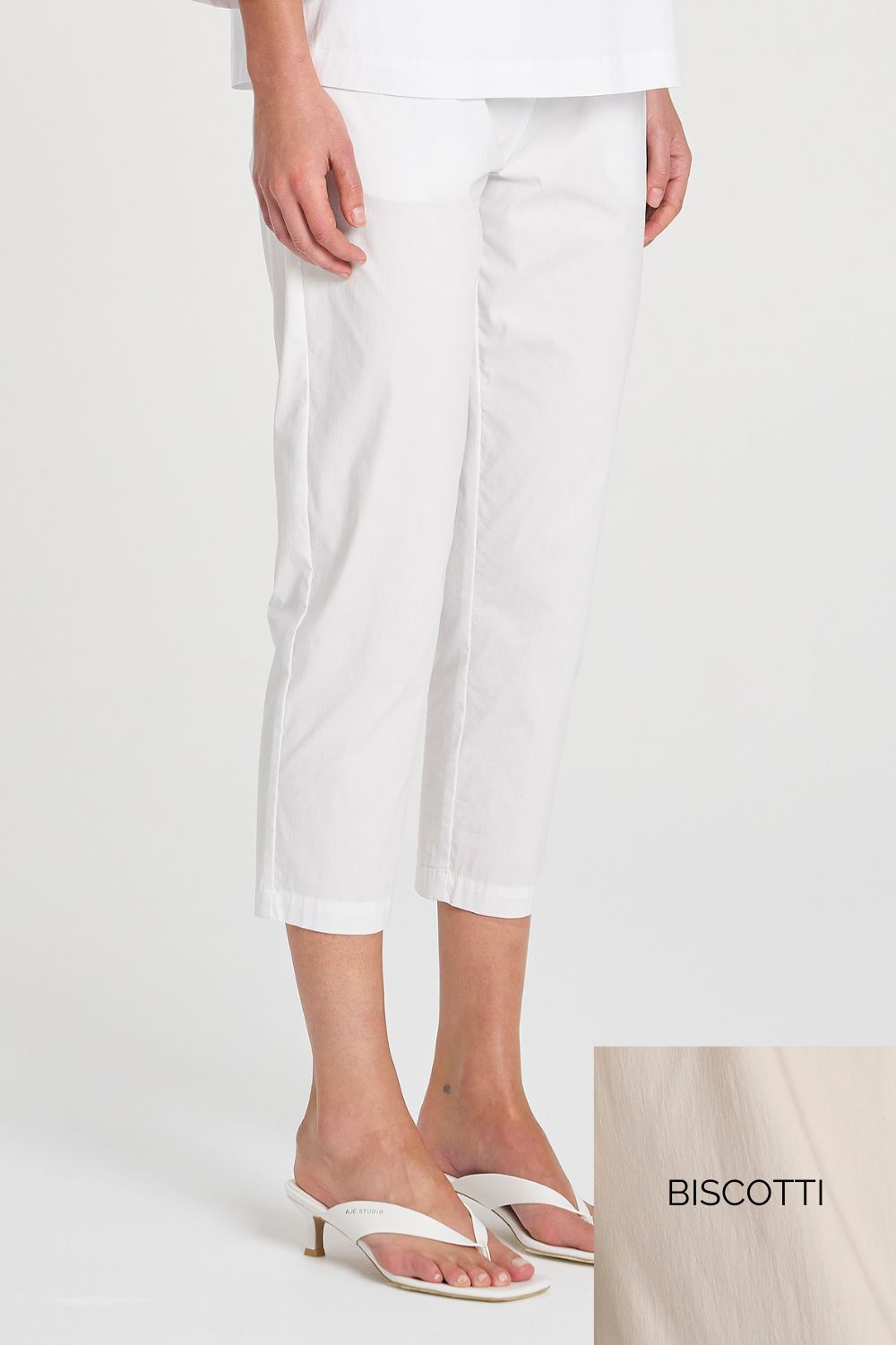 Mela Purdie - Mela Purdie Cropped Pant | Biscotti - Pants - Silvermaple Boutique