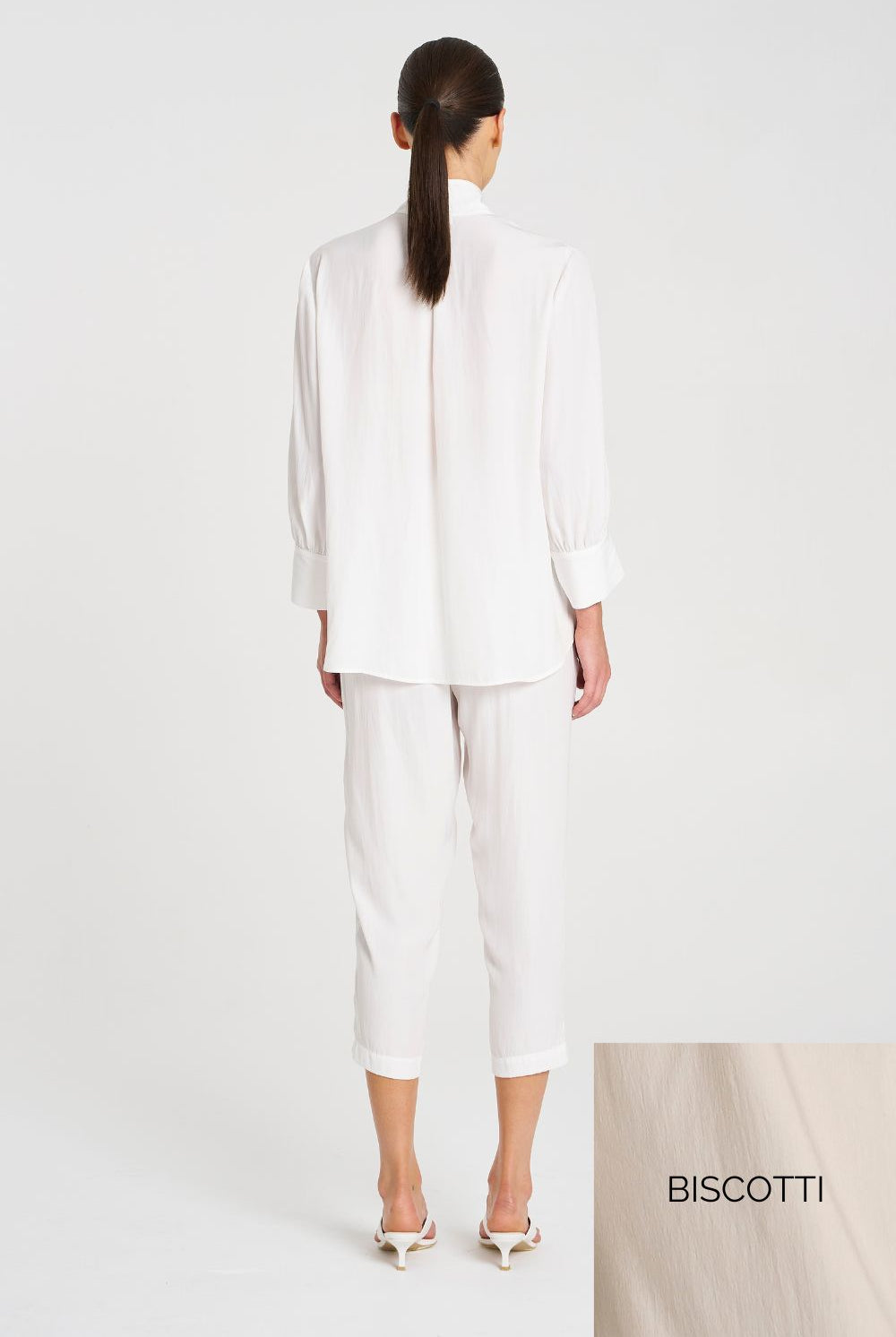 Mela Purdie - Mela Purdie Cropped Pant | Biscotti - Pants - Silvermaple Boutique