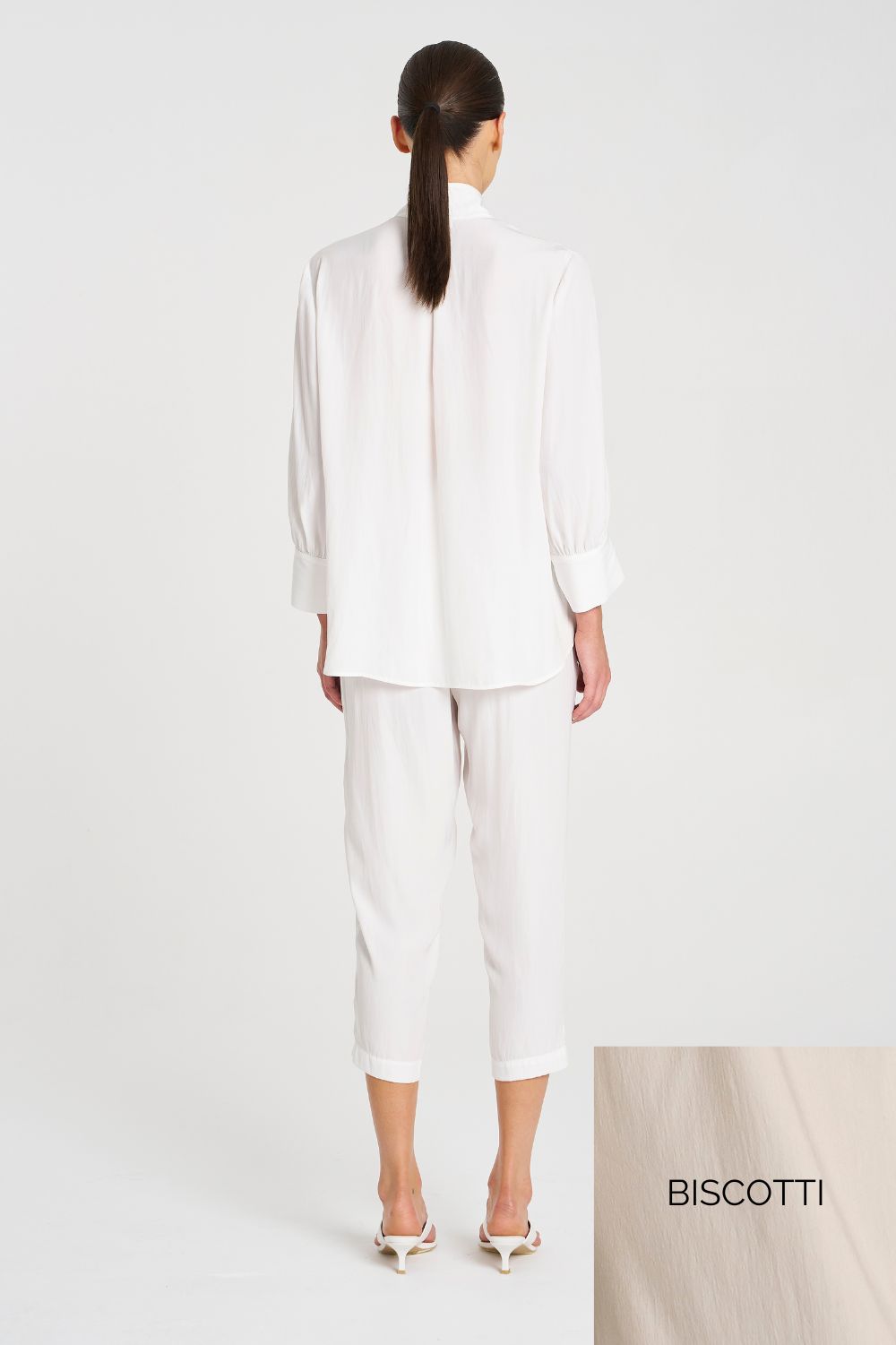 Mela Purdie - Mela Purdie Cropped Pant | Biscotti - Pants - Silvermaple Boutique