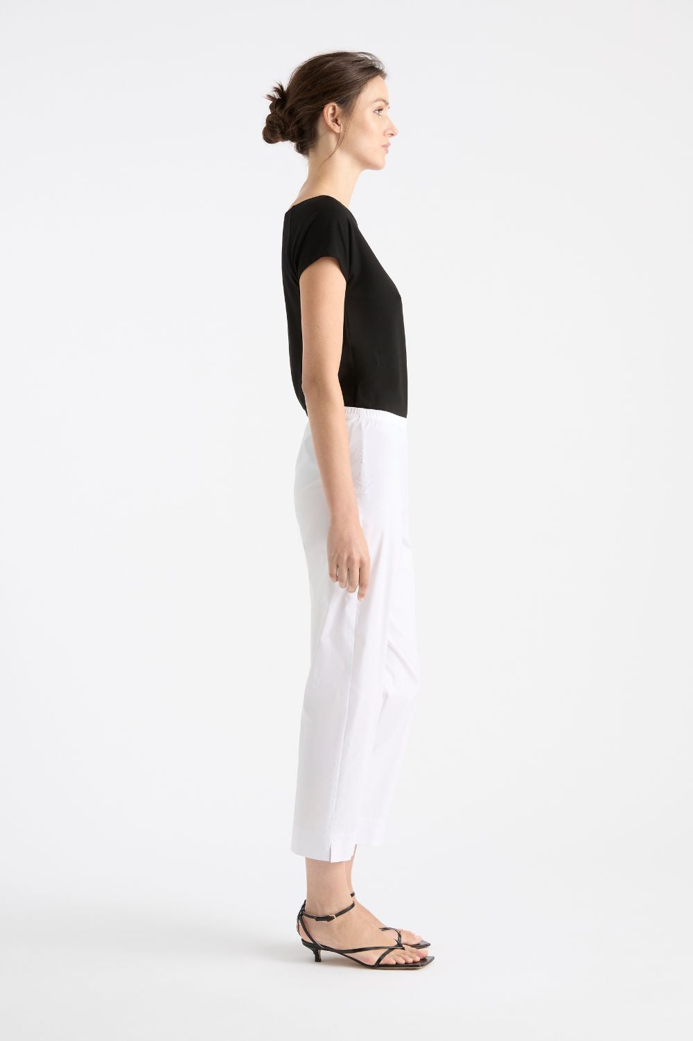 Mela Purdie - Cropped Pant | White - Pants - Silvermaple Boutique