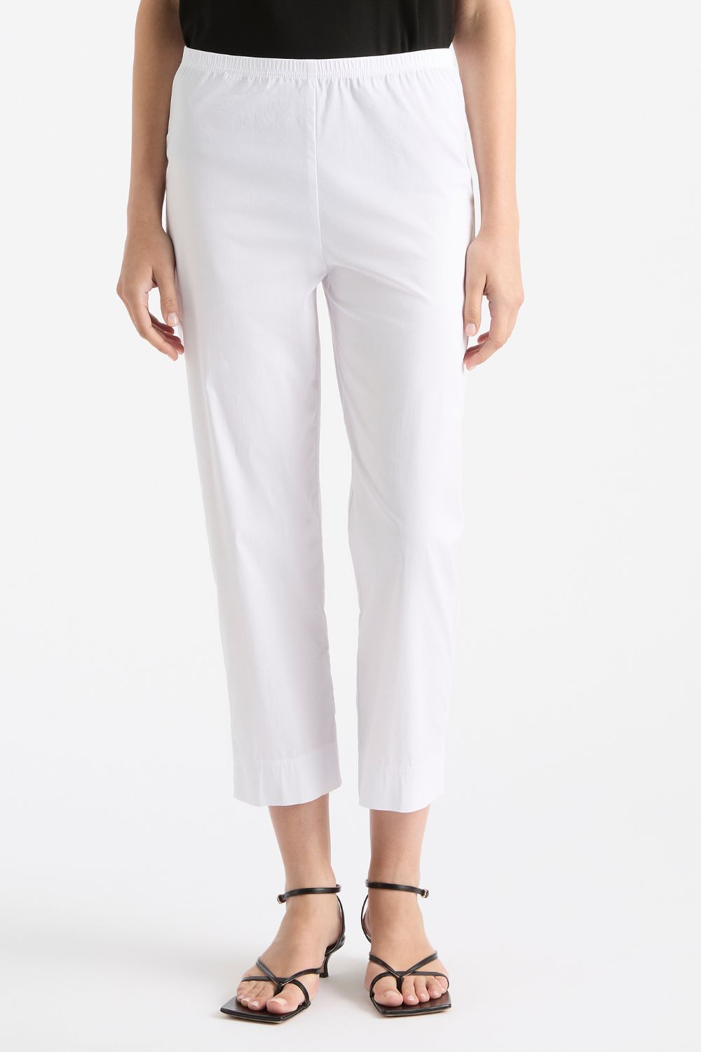 Mela Purdie - Cropped Pant | White - Pants - Silvermaple Boutique
