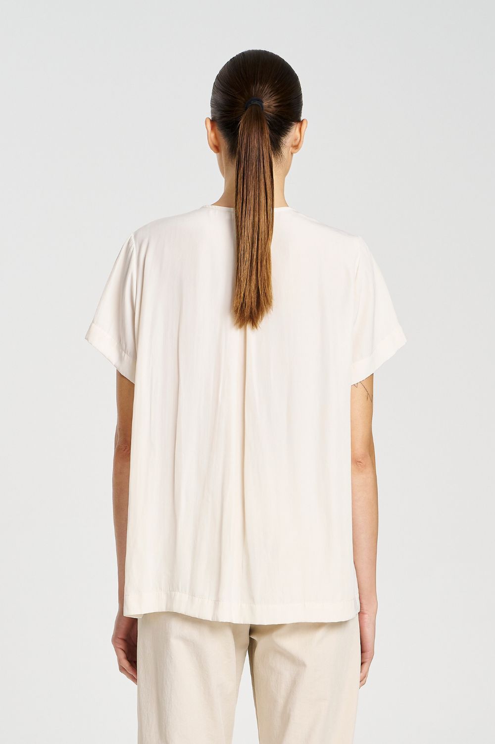 Mela Purdie - Mela Purdie Double Vent Top | Meringue - Top - Silvermaple Boutique
