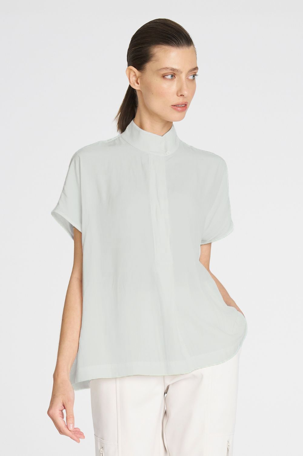 Mela Purdie - Mela Purdie Funnel Shell | Oyster - Top - Silvermaple Boutique