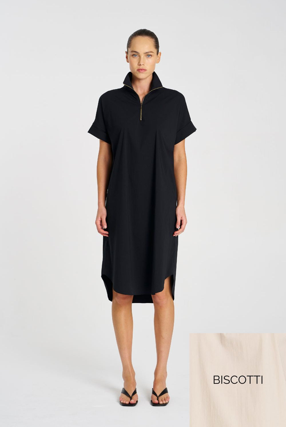 Mela Purdie - Mela Purdie Half Zip Dress | Biscotti - Dress - Silvermaple Boutique